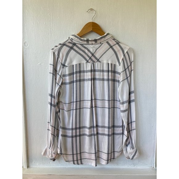 Anthropologie Rails Plaid Flannel Button Down Shirt - Picture 9 of 11